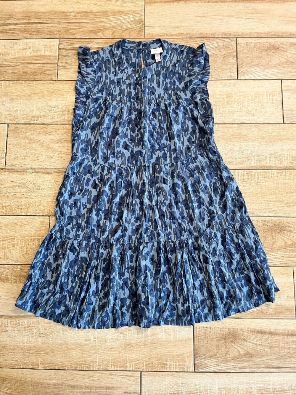Womens Knox Rose Blue Printed Mini Dress - S